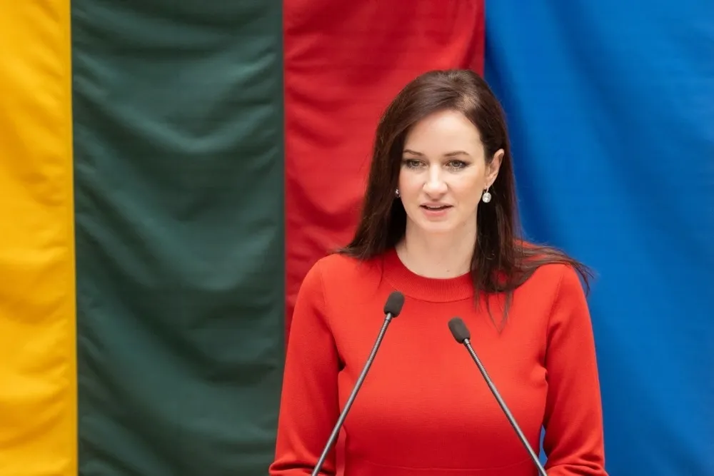 立陶宛总理因加·鲁吉尼埃内。图：互联网